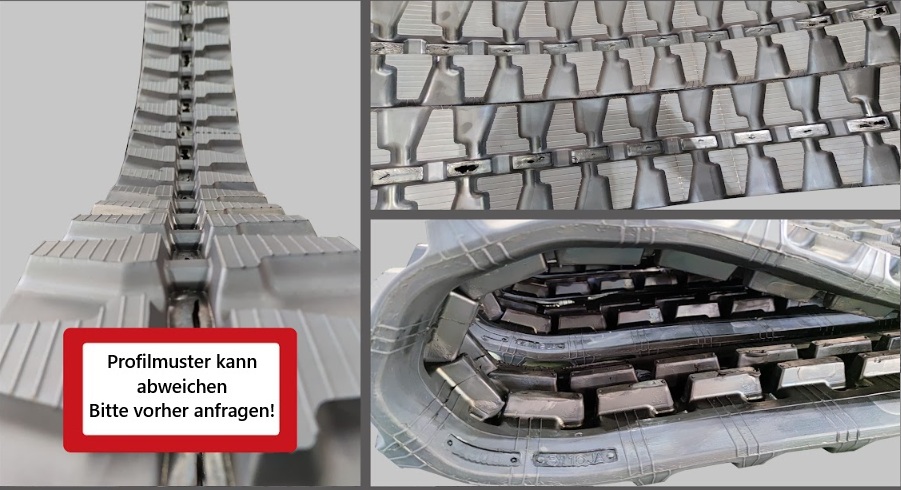 Gummikette 230x96x31 für TAKEUCHI TB15 Minibagger